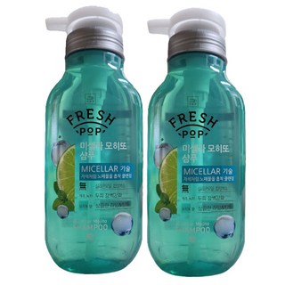 프레시팝 미셀라 그린 허브 레시피 샴푸 모히또, 500ml, 2개