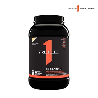 R1 룰원 단백질 파우더 드링크 믹스 알원 프로틴 WPI+HWPI 쿠키앤크림향 0.9kg 2.28kg, 1개, 900g
