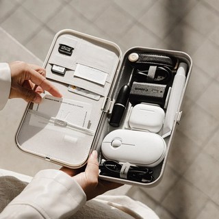 KonMari Orbitkey Nest 콘마리 오비키 네스트 화이트 무선 충전 소지품 보관함 정리함