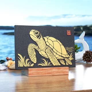돌잇스 돌조각 부적 장수거북 석재조각 (15x10cm), 장수거북 석재조각 1, 1세트