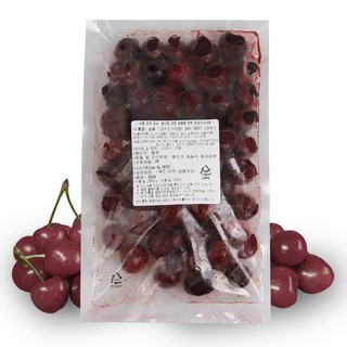 준스팜 푸드야 냉동 다크체리, 3개, 500g