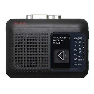 aiwa 아이와 라디오가있는 카세트 레코더 TR-A30 (B)