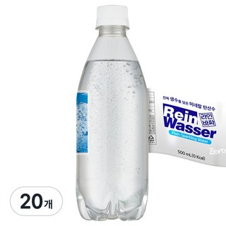 라인바싸 플레인 탄산수, 500ml, 20개