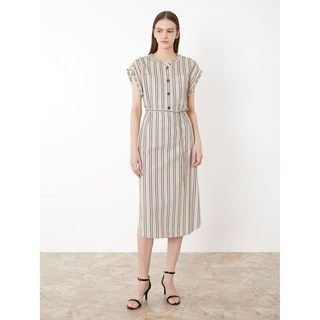 [올리비아로렌]허리끈 맥시 원피스 VVCOA3M4361