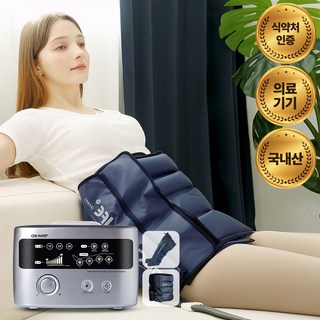 [2025년형] 닥터라이프 V7MAX 공기압 의료기기 혈액순환 종아리 다리 허리 마사지기 안마기 (다리+허리SET)