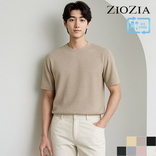 지오지아 크루넥 반팔 니트 A ABC2ER1103 A