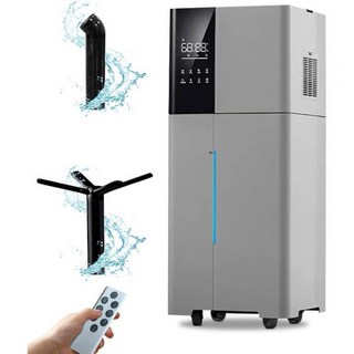 가습기 라지 룸 LACIDOLL 26L/6.가정용 8Gal 홀 하우스 3000평방피트 3000ml/H 쿨 미스트 베이비 360° 노즐 및 연장 튜브가 있는 침실 식물용 탑
