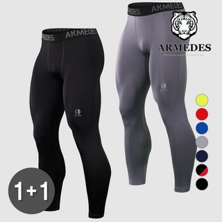 아르메데스 남성용 기능성 언더레이어 9부 긴바지 2매세트 상품 이미지