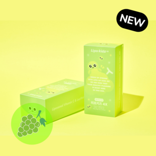 [2BOX / 30포] 쑥쑥튼튼 리포조말 비타민C 리포키즈 4X LipoKids 4X, 30개, 20ml