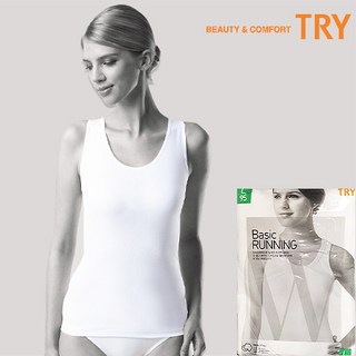 트라이 여성 베이직 순면 민소매 메리야스 런닝