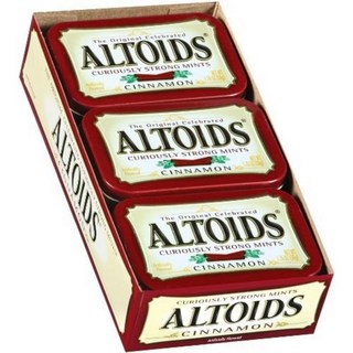 Altoids 사탕 캔디 알토이드스 호기심 강한 민트 시나몬 맛 1.76온스약 50g per 통 6통 세트