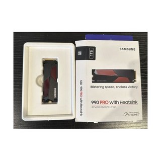 삼성 SAMSUNG [세금포함] [정품] NEW 990 PRO Heatsink 1TB PCIe 4.0 NVMe M.2 SSD 솔리드 스테이트 드라이브[세금포함] 7450 MB/s