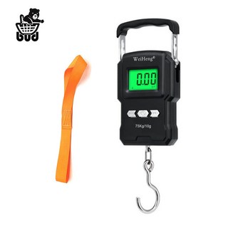Roybro 여행용 캐리어 저울 낚시 수화물 무게측정기 휴대용 손저울 최대 75kg, 버드저울, 1개