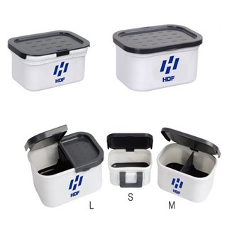 해동 카리스마 사각 EVA 미끼통 HT-1042 크릴통 새우통 지렁이통, 01.화이트 색상, 1개