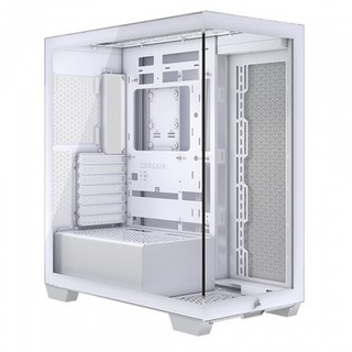 커세어 3500X 강화유리 컴퓨터 PC케이스 (화이트), 1