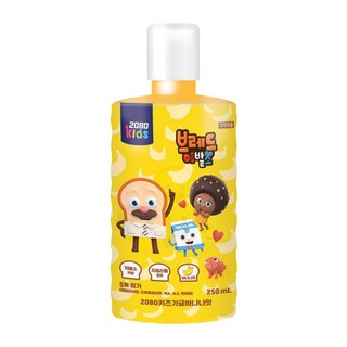 2080 키즈가글 브레드 이발소 바나나맛, 250ml, 3개