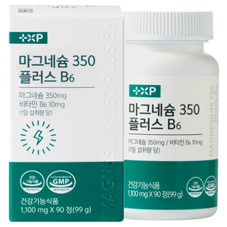 신경 근육 이완 기능성 흡수좋은 글루콘산 마그네슘 영양제 알약, 1개, 90정