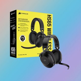 커세어 CORSAIR HS65 WIRELESS 7.1채널 무선 게이밍 헤드셋 블랙, 1