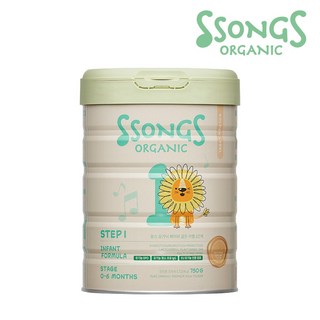 쏭스오가닉 베이비 골든라벨 1단계, 2개, 750g