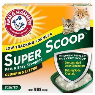 ARM&HAMMER 超凝結貓砂，清新香味，低粉塵，添加小蘇打, 清香味, 6.35kg, 1盒