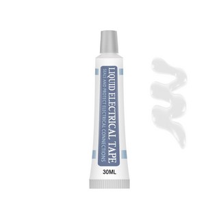 30ml 절연 전기 실란트 – 방수, UV 차단, 빠른 건조 – 전자 기기 보호용 흰색 액체 테이프 (1개) 절연코팅제 30ml 절연 전기 실란트 – 방수, UV 차단, 빠른 건조 – 전자 기기 보호용 흰색 액체 테이프 (1개) 절연코팅제