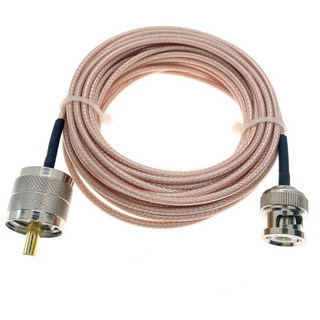 RG316 UHF PL 259 수 BNC 플러그 50 Ohm RF 동축 연장 케이블 피그테일, 1Pcs 3Feet, 1개