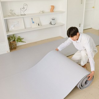 셀프시공 롤매트 놀이방매트 110x100cm 두께 15T층간소음방지 거실매트 유아매트 시공매트, 2.옐로우하모니