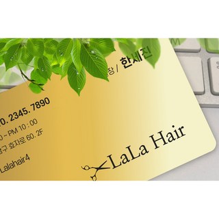 다온광고) 럭셔리한 골드카드명함 금박명함 200매 양면 무료디자인 상품 이미지