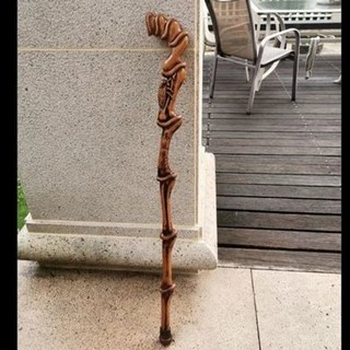 한국장수나라 청려장 명아주 나무지팡이, 1개, 나무 지팡이