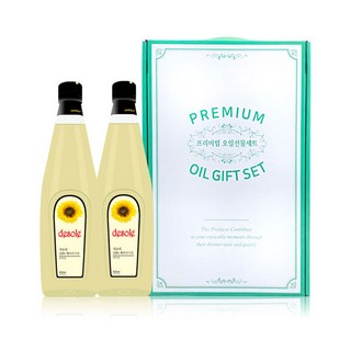 식용유 세트 해바라기씨유 데솔레 1세트 500ml x 2개 선물세트 1세트 오일세트 상품 이미지