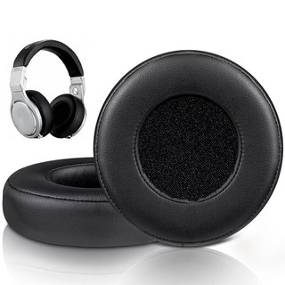 SOULWIT 교체용 이어패드-호환 모델 Beats Pro 비츠 프로 헤드폰 - 고밀도 소음 차단 폼 포함 1쌍, Protein Leather, Black, 1개