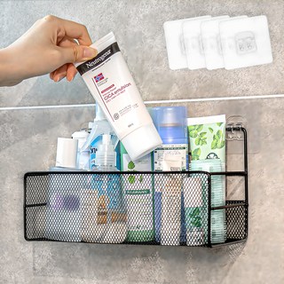 한봄누리 다용도 바스켓 무타공 욕실선반