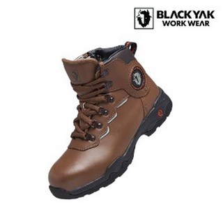 블랙야크 YAK-60 안전화 6인치 브라운 현장 일용직