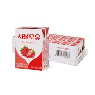 서울우유 클릭유 1A등급 우유, 200ml, 24개