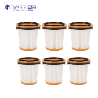 대한우리필터 샤크 무선청소기 호환필터 IQ CS851 CS150 WS640, 6개, 수량