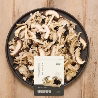 버섯마루 버섯 그대로 5종 국산 무농약 버섯 모둠, 5개, 6g*8봉(48g)