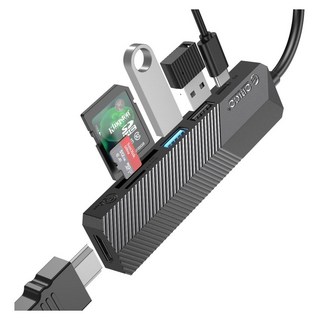 오리코 애플맥북 C타입 5 in 1 HDMI PD55W USB3.0 허브 MDK-6P, 1개
