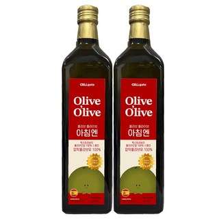셀게이트 올리브 올라이브 엑스트라버전 올리브오일 100 % 스페인, 2개, 1L