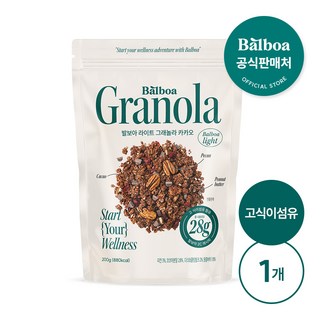 발보아 라이트 그래놀라 카카오, 1개, 200g
