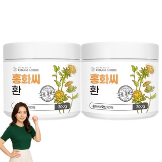 국산 홍화씨 홍아씨 홍화씨환 홍아씨환 우슬 두충 팽화미, 2개, 400g