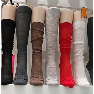 뮤뮤 시스루 골지 양말