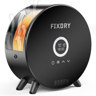 FIXDRY 3D 프린터 필라멘트 건조기 필라멘트 보관함 360 ° 주변 가열 최대 온도 70 ℃ 0-48h 시간 설, 01 220V UK Plug, 한개옵션2, 01 CHINA