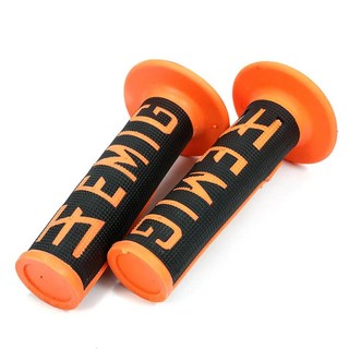 오토바이 핸들 매시룸 퀵 드로우 핸들바 핏바이크 고무 트위스트, 1개, 3.Black Orange