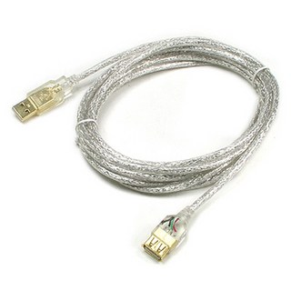 USB2.0 AM AF 투명 연장 케이블 3M C3214, 1개
