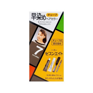 파온 세븐에이트 염색약 새치 헤어칼라 40g x2개, 7호 흑색, 2개