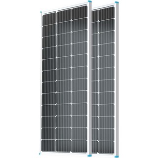 레노기 태양광 패널 100W 12V 2개, 100W 2팩 패널, 1세트