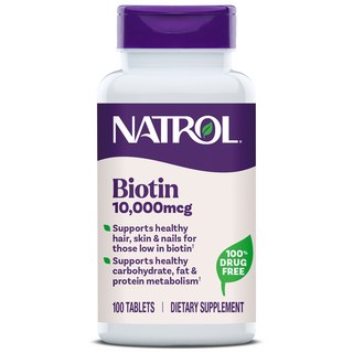 나트롤 비오틴 뷰티 10000mcg 타블렛, 100정, 1개