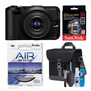 캐논 EOS R50 V 14-30 KIT 블랙 + 128GB + 카메라가방 + UV필터 + 악세사리패키지