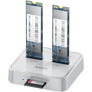 MAIWOK 3016S 2 Bay M.2 SATA 복제기 사용 모습