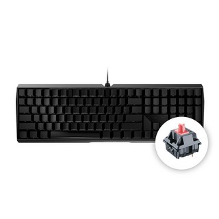 CHERRY 체리 키보드 MX BOARD 3.0S 2A 기계식 유선 게이밍 키보드 (2종 축 선택) / 공식 판매점, G80-3870-저소음 적축, 블랙, 저소음 적축